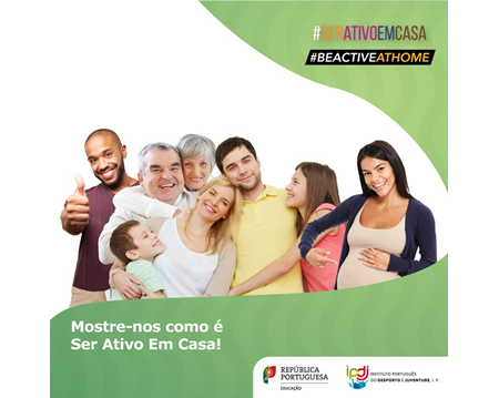 Campanha #SERATIVOEMCASA do IPDJ